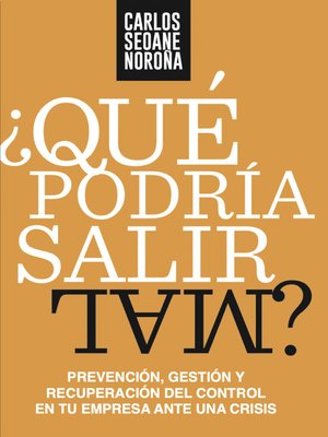 cover image of ¿Qué podría salir mal?